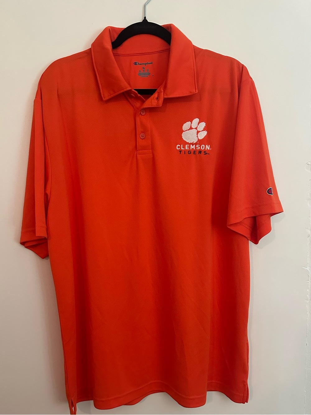 Champion Orange Clemson Tigers Polo Shirt
